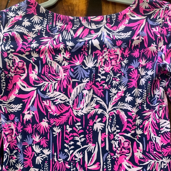 Lily Pulitzer xxs Dress bell sleeve Monkey Jungle - Picture 5 of 6